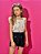 CONJUNTO INFANTOJUVENIL BLUSA E SHORT - BELI.ME - Imagem 1