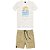 CONJUNTO INFANTOJUVENIL BERMUDA MOLETOM E CAMISETA SEA - KING & JOE - Imagem 1