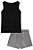 CONJUNTO TEEN BLUSA REGATA E SHORT SAIA - VIC & VICKY - Imagem 3