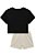 CONJUNTO TEEN BLUSA BOXY OVER E SHORT SAIA - VIC & VICKY - Imagem 3