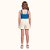 CONJUNTO INFANTIL FEMININO REGATA E SHORT - FAKINI - Imagem 4