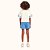 COJUNTO INFANTOJUVENIL FEMININO BLUSA E SHORT - FAKINI - Imagem 5