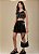SHORT SAIA TEEN EM JEANS BLACK COM ACESSÓRIO - PINK X - Imagem 1