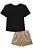 CONJUNTO BLUSA EM COTTON E SHORT - VIC & VICKY - Imagem 4