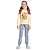 PIJAMA INFANTOJUVENIL FEMININO BLUSA E CALÇA - FAKINI - Imagem 1