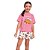 PIJAMA INFANTOJUVENIL FEMININO BLUSA E SHORT - FAKINI - Imagem 1