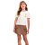 CONJUNTO INFANTIL FEMININO BLUSA E SHORT SAIA - FAKINI - Imagem 2