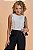 BLUSA CROPPED TEEN EM CANELADO LIZ - VIC & VICKY - Imagem 1