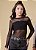 BLUSA TEEN SEGUNDA PELE EM TULE - PINK X - Imagem 3