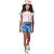 SHORT JEANS INFANTOJUVENIL FEMININO - MANIA KIDS - Imagem 1