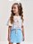 CONJUNTO INFANTIL BLUSA E SHORT SAIA - CINTI - Imagem 1