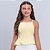 CROPPED TEEN REGATA EM COTTON - VANILLA CREAM - Imagem 1