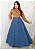 Saia longuete jeans May - Imagem 2