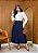 Saia jeans midi - Imagem 2