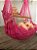 Cadeirinha de balanço infantil rosa - Imagem 3