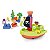 Brinquedo Para Montar Ilha Pirata 22pecas - Dismat - Imagem 1