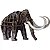 Brinquedo Pedagógico (madeira) Mammoth 3d Com 50 Peças - Brincadeira De Criança - Imagem 1