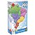 Quebra-cabeça (cartonado) Mapa do Brasil 200 Pecas - Grow - Imagem 2