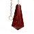 Pêndulo Pedra Quartzo Vermelho Piramidal Lapidado Invertido - Imagem 4