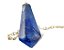 Pendulo Piramidal Quartzo Azul Pedra Natural Para Radiestesia - Imagem 1