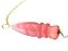 Pêndulo Quartzo Rosa Pedra Natural Lapidação Egípcio - Imagem 2