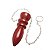 Pêndulo Jaspe Vermelho Pedra Natural Lapidação Egípcio - Imagem 4