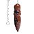 Pêndulo Pedra Obsidiana Mahogany Natural Lapidação Egípcio - Imagem 8