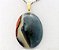 Colar Cabochão Jaspe Policromo Castoação Pino Dourado - Imagem 3