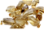 Colar Pedrinha Citrino Natural Rolado Pino Dourado - Imagem 3