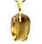 Colar Pedrinha Citrino Natural Rolado Pino Dourado - Imagem 5