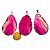 Colar Chapa de Ágata Rosa Pedra Natural Envolto Prateado - Imagem 6