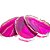 Colar Chapa de Ágata Rosa Pedra Natural Envolto Prateado - Imagem 4