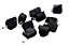 Colar Canudo de Turmalina Preta Médio Pino Presilha Prateado - Imagem 7