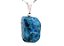 Colar Pedra Natural Apatita Azul Pino em Prateado - Imagem 6