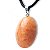 Colar Cabochão Amazonita Rosa Natural Pino Prateado - Imagem 5
