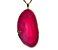 Colar Chapa de Agata Rosa Claro Envolto Dourado - Imagem 2