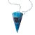 Pêndulo Trolita Azul Sextavado Facetado Pedra Natural - Imagem 2