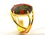 Anel Unakita Cabochão Oval Pequeno Natural Dourado REFF CP4053 - Imagem 1
