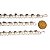 Pulseira Margarida Quartzo Leitoso Natural Rolada Prateado - Imagem 6