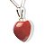 01 Pingente Nlux Mini Coração Jaspe Vermelho 15mm Pino Prata 950 - Imagem 7