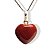 01 Pingente Nlux Mini Coração Jaspe Vermelho 15mm Pino Prata 950 - Imagem 6