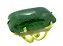 Anel Quartzo Verde Cabochão Retangular Dourado Aro Ajustavel - Imagem 2