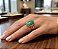 Anel Agata Verde Cabochão Oval Pedra Natural Dourado - Imagem 4
