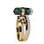 Anel Micro Pontinha Ágata Natural Bi Ponta Ajustável Dourado - Imagem 5