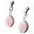 Brinco Navete Pedra Quartzo Rosa Natural Tarraxa Prateado - Imagem 3