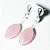 Brinco Navete Pedra Quartzo Rosa Natural Tarraxa Prateado - Imagem 1