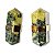 Brinco Micro Bi Ponta Pedra Serpentinita Envolto Dourado - Imagem 4