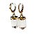 Brinco Argola Micro Pontinha Cristal Montagem Dourada - Imagem 3