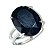 Conjunto Anel e Brinco Obsidiana Negra na Garra Prata 950 - Imagem 5