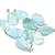 01 Pingente Nlux Gota Aguas Marinhas 29mm Pedra Natural Prata 950 - Imagem 3